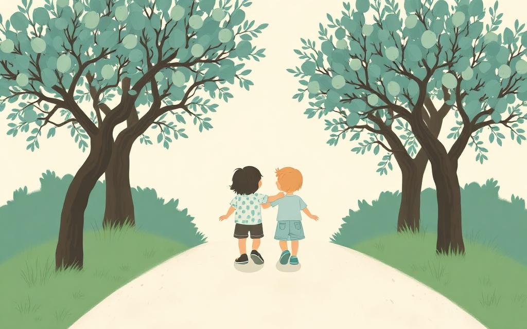 Ilustração do tema Amizade